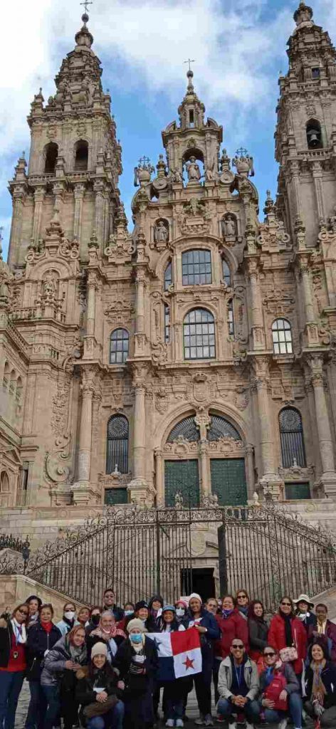 peregrinos de panama en peregrinacion santiago de compostela